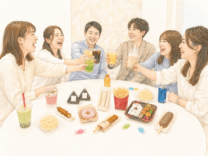 6人グループでカラオケ持ち込みパーティー