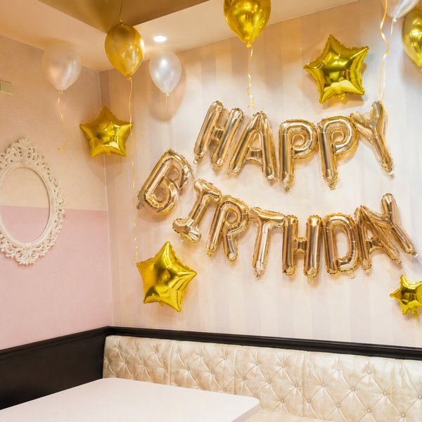 HAPPY BIRTHDAYバルーンデコレーション